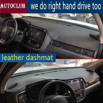 Par Mitsubishi Outlander P-HEV 2012 2013 2019 Ādas Dashmat Paneļa Vāciņu Dash Paklāju Custom Car Styling LHD+RHD