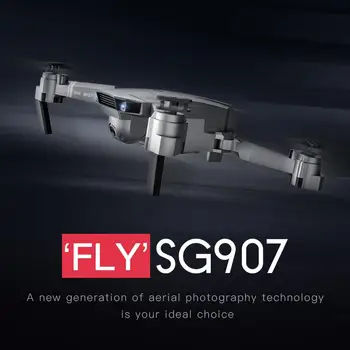SG907 GPS Dūkoņa ar 4K 1080P HD Dual Camera 5G Wifi RC Quadcopter Optisko Plūsmu Pozicionēšanas Salokāms Mini Dūkoņa VS E520S E58
