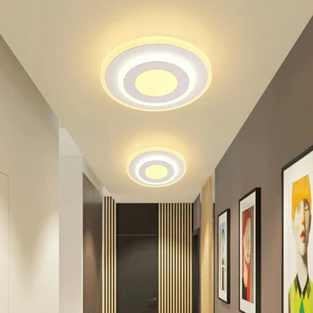 15W, Modernu LED Griestu lampas 3 Krāsu Mājas apgaismojums AC 110V-220V Vadītāja Iekļauta Apaļa Kvadrātveida Iekštelpu Panelis Gaismas, Mājas Dekoru