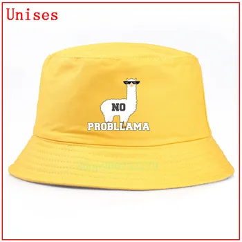 Nē Probllama Funny Dzīvnieku, Vienmēr Būs Lamu zvejnieka cepure hip hop panama klp zvejas cepuri vīriešu cepure spaiņa cepuri sieviešu vasaras cepure