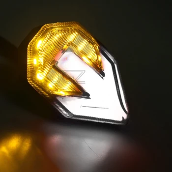 Pāris 12V Motociklu Bultiņas LED Mirgo Pagrieziena Signāla Gaismu Motociklu Rādītāji Blinker Lampiņa Universāla, lai KTM, Honda Kawasaki BMW