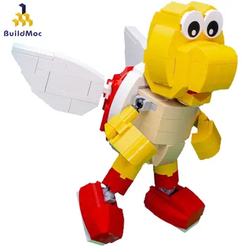 Buildmoc Mini Marija SuperMario Brāļi Kirby Attēls Goomba Attēls -Koopa Bloki, Ķieģeļu Vadītāju Rīcības Attēls Rotaļlietas Bērniem