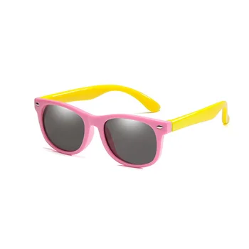 Ar Maisu Gumijas TR90 Bērniem Polarizētās Saulesbrilles Bērniem saulesbrilles polaroid, saules brilles Meitenēm Zēniem Zīdaiņu Brilles, briļļu