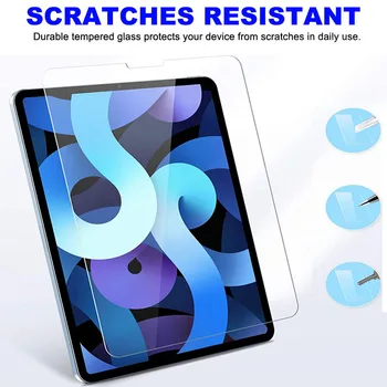 Tablete rūdīts Stikls 2020. gadam Apple iPad 4 Gaisa 10.9 Ekrāna Aizsargs, Lai iPad Gaisa 4. paaudzes 10.9 collu sprādziendrošas Filmu