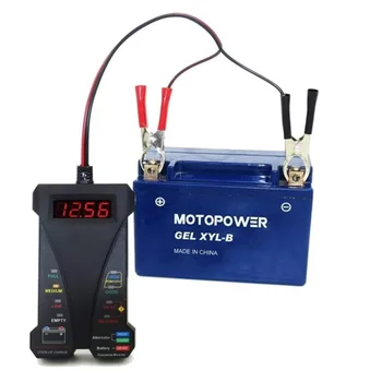 NSK Digital 12V Akumulatoru Testeris Voltmetrs un Ģeneratora Lādēšanas Sistēmas Analizatoru, izmantojot LCD Displeju un LED Indikācija 805A