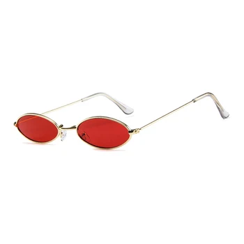 Modes Zīmolu Dizainera Mazas Ovālas formas Saulesbrilles Sievietēm, Vīriešiem Skaidru Krāsu Lēcas Unisex Elipsei, Saules Brilles Sieviešu UV400