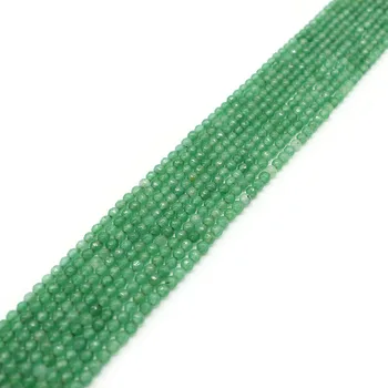 Dabas Slīpētas Zaļā Aventurine krellītēm Izgatavots Zaudēt Krelles Rotaslietas Pieņemšanas DIY Auss, Kniedes, Aproču Pick Izmērs 6mm