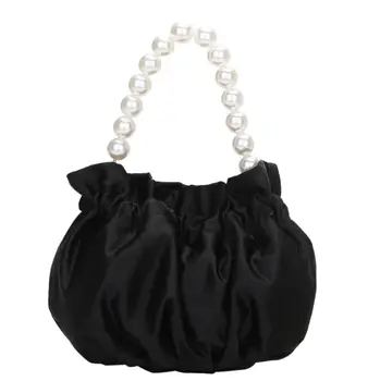 Pērle Izstrādātas Mini PU Ādas Aukliņu Kausa Soma Kroku Rokturis Somas Sievietēm 2020. Gadam, Modes Pleca Somas Sieviešu Maisiņš