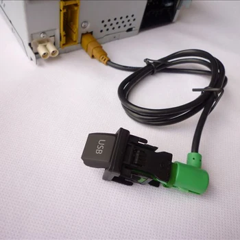 AUX USB ieejas kabelis e87lci e88 E90 E91 E92 E93 E93LCI F07GT X5 E70LCI X6 E71, E72 F10
