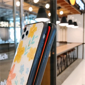 Jaunie Instagram Silikona Case For iPhone 11 12 Mini Pro Xs Max SE XR X 6s 6 7 8 Plus Spīguļi, Krāsotas Multfilmu Ziedu Mīksto TPU Vāciņu