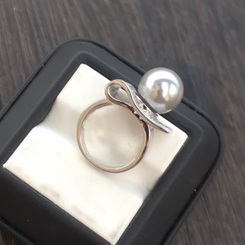CSJ pearl gredzeni, Jaunas Nāk Kārtā Imitētu white shell Pērļu Krelles Liels Gredzeni Sievietes puses Luksusa