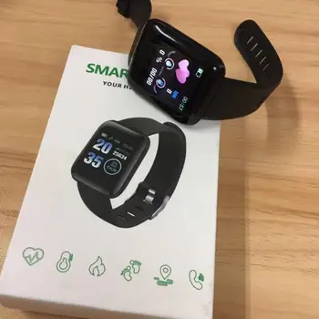 D13 Smart Aproce Zēni Meitenes Sirdsdarbības Ātrums, asinsspiediens Ūdensizturīgs Smart Watch 