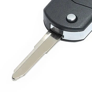 Keyecu Modernizētas Flip Tālvadības Auto Atslēgu, nospiediet Taustiņu 2, 433MHz 4D63 Čipu Fob par Mazda 2 3 6 323 626 MVP Visteon Modeļa Nr. 41835
