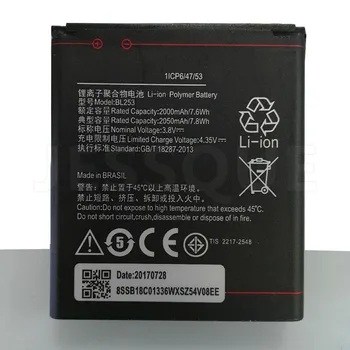 2050mAh BL253 Akumulatoru, Lenovo A2010 A2580 A2860 2010. gada Mobilā Tālruņa Akumulatoru AKKU Batterie