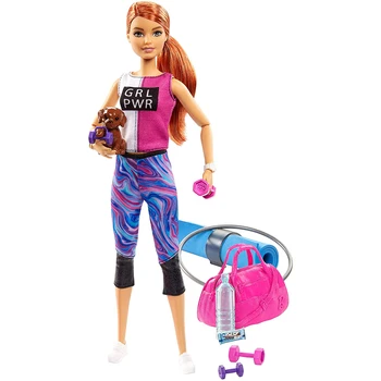 Barbie Veikti, Lai Pārvietotu Lelles ar 22 Locītavas un Jogas Apģērbs Spa, Fitnesa Elpot ar Mani Meditācijas Lelles Rotaļlietas Bērniem