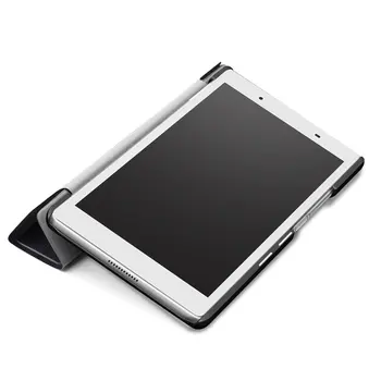 CILNES 4 8.0 2017 TB-8504 Slim Smart Case Cover For Lenovo Cilnes 4 8 Collu TB-8504F TB-8504N tablete grāmatu pārsegu gadījumā magnēts stāvēt