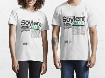 Saturs Neapstrādāti Soylent Green Tee Krekls Vīriešu Vasaras T krekls 3D Iespiesti Tshirts Īsām Piedurknēm Tshirt Vīriešu/sieviešu T-krekls