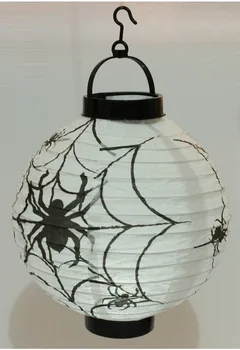 Halloween Apdare, LED Papīra Ķirbju Gaismas Karājas Laternu Lampas Halloween Aksesuārus, Āra Grupa Krājumi