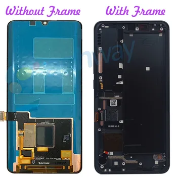Par Xiaomi Ņemiet vērā, 10 Pro Displejs ar Rāmi Original LCD Xiaomi CC9 Pro LCD Displejs, Touch Screen Digitizer Montāža Aizstāt