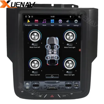 XUENAV 10.4 collu Automašīnas Radio, GPS Navigācijas-Dodge RAM 2013. - 2017. gadam Auto DVD Atskaņotājs Vertikāla Ekrāna Android Sistēma Atbalsta Carplay