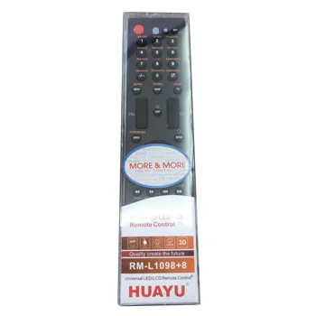 JAUNU RM-L1098+8 panasonic, SAMSUNG HTACHI ASU Universal LCD TV Tālvadības pultis