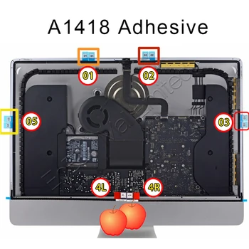 076-1437 076-1422 A1418 A1419 Uzlabot A2116 A2115 HDD Nomaiņa SSD Displejs Lentes/līmplēvi/open LCD rīks iMac 27