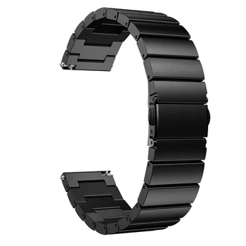 22mm watchband siksnu Huawei Skatīties GT 46mm /42mm Nomaiņa Nerūsējošā Tērauda Siksnas Garmin Vivoactive 4 metāla Piederumus