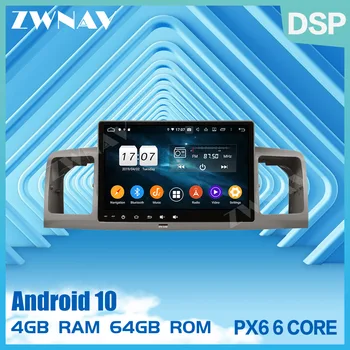 2 din PX6 IPS skārienjutīgais ekrāns, Android 10.0 Auto Multimedia player Toyota Corolla 2010. -. gadam audio radio, stereo, GPS navi galvas vienības