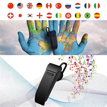 Balss tulkotājs Peiko 16 Valodās Viedo Bezvadu Bluetooth Tulkots Austiņas Biznesa Smart auto brīvroku Austiņas