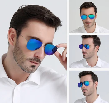 JackJad 2020. Gadam, Modes Braukšanas Ultravieglajiem Titāna Polarizētās Saulesbrilles Zīmola Dizains Bez Apmales Aviācijas Saules Brilles Oculos De Sol