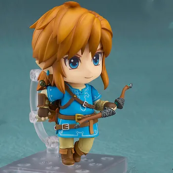 Anime Figūras, Zelda Saite #733 Cute Rotaļlietas Elpa Savvaļas PVC Statuja Rīcības Figma Modelis Zelda Kolekcija Brinquedo 10cm