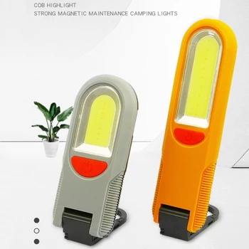 Magnētiskā COB Darbi Remonts, Vieglo Portatīvo Uzlādējams Pārbaude Auto Remonts Lampa ar Spēcīgu Magnētisko Bāzi Avārijas Worklight