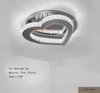 Mūsdienu Kristāla Griestu Lampas Apaļā Mājas Apgaismojums gaismeklis led plafond spīdumu de cristal Sudraba Dzīvojamā Istaba led Guļamistabas Koridors