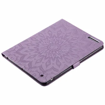 IPad 2 Case BINUODA Luksusa 3D Reljefs Ziedu Ādas Statīvs Case Cover For iPad 4 iPad 2 iPad 3 ar Pamosties/Miega režīms