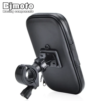 Universālo Motociklu Spoguļi Montāžas touch screen vilcējstienis Skava Tālruņa Lādētājs, Turētājs mobilajam GPS tālruni, MP4 MP5 velosipēdu