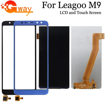 Par Leagoo M9 LCD+Touch Screen Testēti LCD+Digitizer Stikla Paneļa Nomaiņa