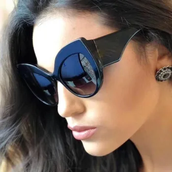 Sieviešu melnā kaķa acīm saulesbrilles 2020 
