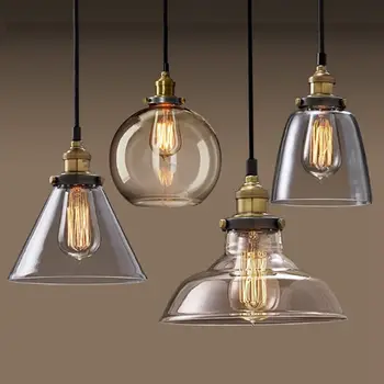 LukLoy Stikla Piekariņu Gaismas LED Virtuves Gaismas LED Lampas, Gultas Karājas Lampas Griestu Lampas Guļamistabas, viesistaba, gaismas Ķermeņi,