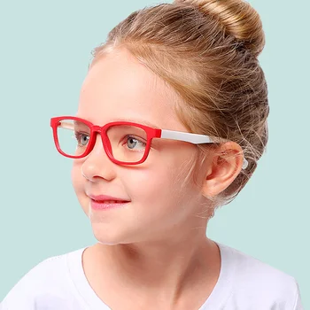 TR90 Brilles Bērniem, Brilles Zilās Gaismas filtru Pretbloķēšanas Brilles Pret acu nogurumu, UV Brilles Childs Vecumā no 3-12