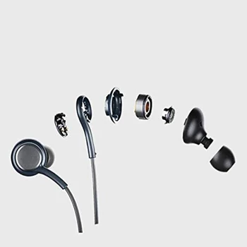 Aux Austiņas, 3,5 mm Aux Vadu in-Ear Austiņas ar Mikrofonu un Tālvadības Saderīga ar Galaxy S9 S10 S8 S6 S7