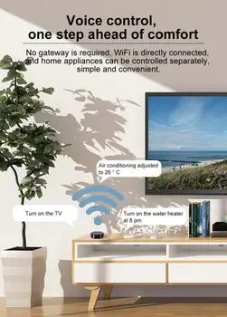 Tuya wifi RF Infrasarkano 2 in 1 universal remote control host atbalsts TV, gaisa kondicionieris, set-top box alexa Amazon, google palīgs