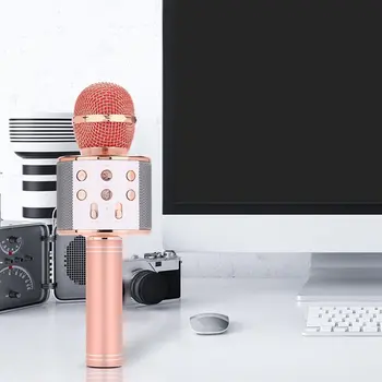 Mobilais Tālrunis Karaoke Ktv Bezvadu Kondensatora Mikrofons Dzīvot Karaoke Mikrofons Audio Integrētās Profesionālās mikrofons
