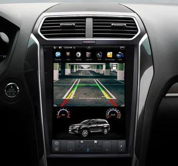Tesla Stils Android 9.0 Auto GPS Navigācijas Carplay Ford Explorer 2011-2019 Auto Auto Stereo Multimediju Atskaņotājs, Galvu Vienība Radio