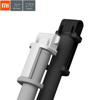 Jaunākās Xiaomi Sākotnējā Salokāms Rokas Bluetooth Selfie Stick 133g Ar Bezvadu Slēdža Max 70CM Garums/ 270 grādu Rotāciju