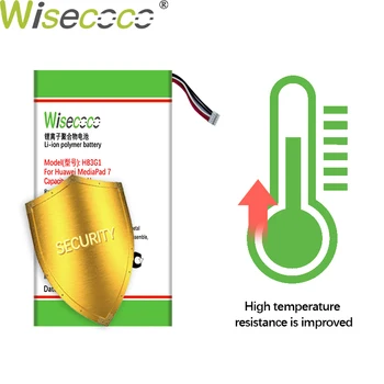 Wisecoco 5450mAh Akumulatoru Huawei MediaPad 7 Lite s7-301u HB3G1 HB3G1H Mobilo Tālruni+Izsekošanas Numuru
