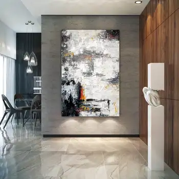 Liela Abstraktās Glezniecības Glezniecības Lielās Mūsdienu Oriģināls Mājas Akrila Teksturētu Eļļas Gleznas Hotel Sienas Dekori Gleznas