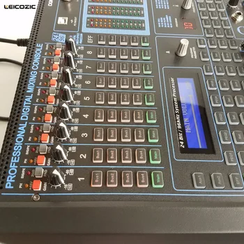 Leicozic 8-Kanālu Digitālo Mikseri Profesionāls Miksēšanas pults DJ Mikser DGM840 Audio 19Inch Rackmount Mezcladores Digitales
