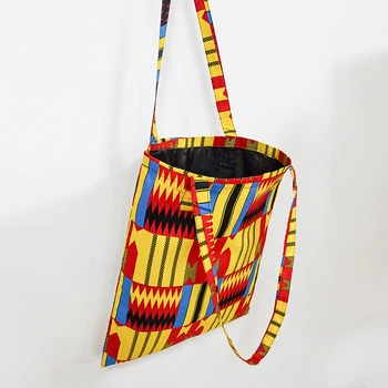 Āfrikas Soma, Roku darbs sieviešu soma kokvilnas materiāls, drukas Āfrikas Tradicionālo Ankara kente drukāt Soma ir odere, Slīpu pleca soma