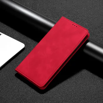 Retro Matt Pu Leather Flip Maciņš Folio Magnētiskās Aizsardzības Telefonu Gadījumā Vāks Xiaomi Redmi Piezīme 2 3 4 5 6 7 8 9