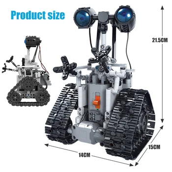 408pcs Radoša pilsēta tālvadības robotu Celtniecības Bloki Bērnu intelektuālā izstrādāt Elektrisko robots